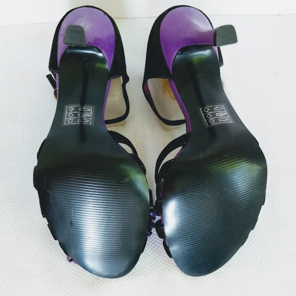 Exchange by Charles David Suede Strappy Sandals Size 7